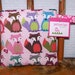 Reusable Little Snack Bag - pouch kids adult fox pink eco friendly by PETUNIAS
