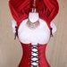 Waist 27 to 29 Red Riding Hood Corset