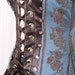 Waist 28 to 30 Slate Blue Buccaneer with Mock Croc Panel