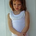 New Girls toddler Boutique Eyelet Ruffled Everyday Tank 12m-8y easter summer