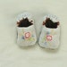 miniature rose baby shoes sz 0-6 mths SALE