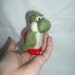 Needle felted Yoshi ornament