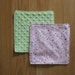 Bubbly burp cloths