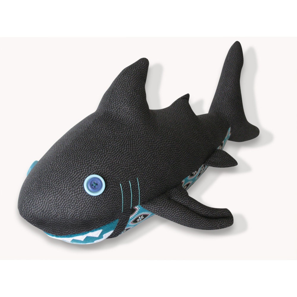 Shark Plush Toy Pattern PDF INSTANT DOWNLOAD