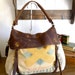Siben Hybrids- Geneseo, Illinois - Vintage Seed Sack Satchel Bag - Americana OOAK Canvas and Leather Handbag- Selina Vaughan