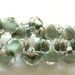 10mm Unicorne Tear Drop Lampwork Beads - Sea Grass - 4 Pieces - 21812