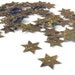 Gutermann Shiny Gold Star Shaped Sequins Connectors - 4 grams