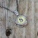 Letter S Vintage Typewriter Key Wrap Necklace