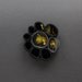 Nest brooch with green beads - reserved for T