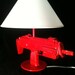Gloss Red Gun Lamp MP7 Machine Gun Lamp Light Table lamp reading light Heckler & Koch