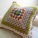 Crochet Pillow Cover in Summer Sunrise