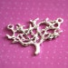 Sale 20pcs 30mm Silver Tone Tree Connectors