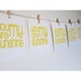you are my sunshine YELLOW screen print