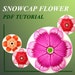 PDF Tutorial - How to creat Snowcap flower cane