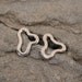 Amoeba Studs Organic Earrings Amorphic Modern Sterling Silver Jewelry by SARANTOS