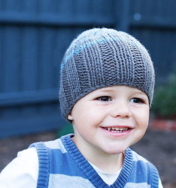 Boy's Beanie Hat Knitted in Pure Wool by Sheeps Clothing
