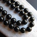 Grace. Long Black Knotted Necklace, Knotted Onyx Necklace, Gift For Her