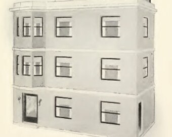 1915 Instructions for Dollhouse Apartments - INSTANT DOWNLOAD