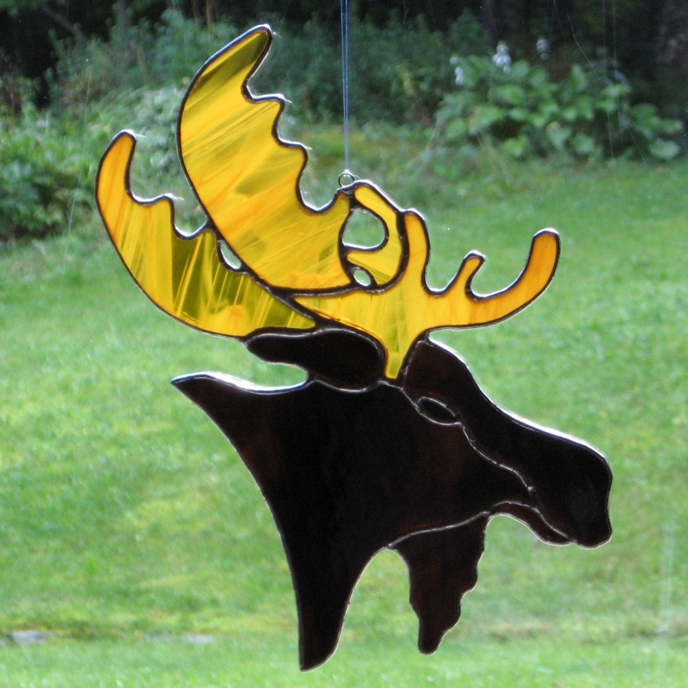 Hunter's TrophyStained Glass Moose Head OD