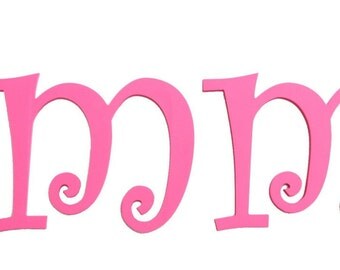 Custom Hand Painted Solid KiDs Wooden Letters - 10 inches