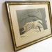 RESERVED -Kaoru Kawano Modernist Japanese Woodblock Print Winter Mansion