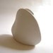 Sensual Modernist Ikebana Vase Matte White