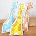 mini printed giraffe