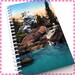 VINTAGE SWISS POSTCARD Original Recycled Notebook / Upcycled Journal - Spiral Bound and Eco Friendly - One of a Kind - Vintage Circa 1926