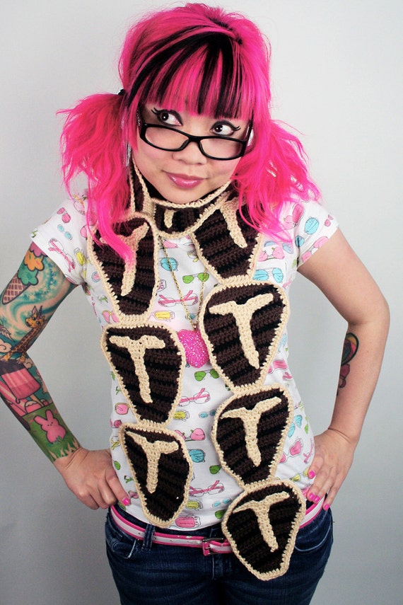 Grilled T-Bone Steak Scarf - Made To Order