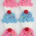 Cupcake Scarf - Pink and Blue Frosting