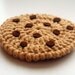 Chocolate Chip Cookie Brooch and Hair Clip
