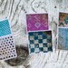 A Little Bit Of Purple Mini Note Cards / Gift Tags/ Place Cards Set Of 36