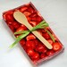 Ripe Strawberries - green by mamamade - Reusable, Eco-Friendly Cloth Napkin Set