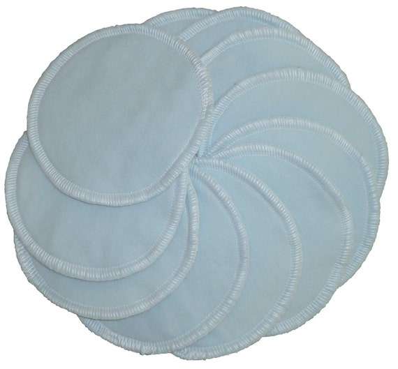Cloth Nursing Pads BLUE Washable / Reusable Set of by BabyBCP