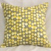 Decorative Pillow Covers - Dijon Mustard Yellow & Gray Martini Dots -18 x 18 Accent Cushions - Home Nursery Decor