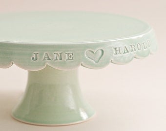 Custom Wedding Cake Stand - 8 inch - color options