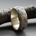 knotty pine sterling silver ring size 7.75