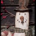 Primitive Christmas Skinny Skiing Snowman Doll E-PATTERN