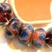 Handmade Lampwork Beads DESERT FLOWERS by Two Sisters Designs