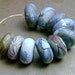 Blue Disk Beads