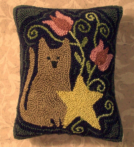 items similar to needle punch pattern primitive kitty items similar to needle punch pattern primitive kitty