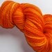 MASSIVE Yarn Sale 40 Percent Off -- Hand Dyed 100% Highland Wool Light Bulky Yarn -- Psychotic Pumpkin