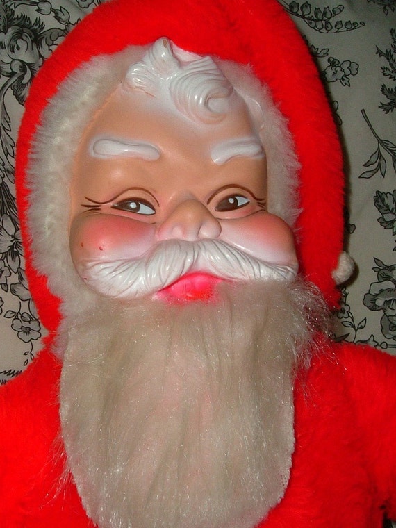 vintage plush santa