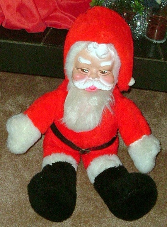 vintage plush santa