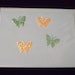 PIF - Green Iridescent Butterfly Blank Notecard