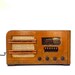Vintage Wood Table Top Airline Radio