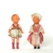 Pair of West German Celluloid Dolls