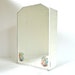 Medicine Cabinet 1940s 50s Retro Blue and Pink Swans