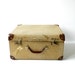 Vintage Shabby Cardboard Square Suitcase