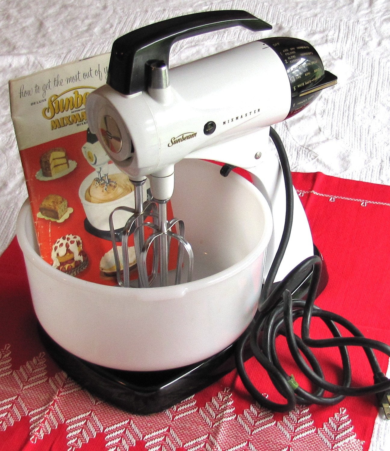 Vintage Sunbeam Mixmaster 12-Speed Mixer with Bowl by marybethhale